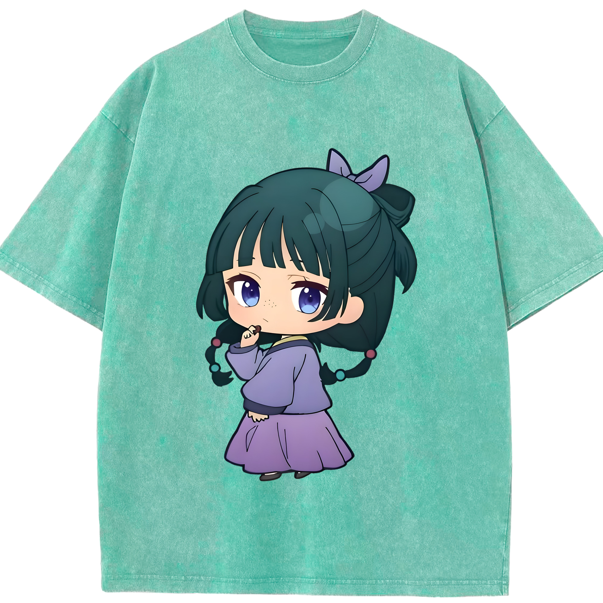 （画像用） 薬屋のひとりごと The Apothecary Diaries 綿100% ヴィンテージ風 半袖Tシャツ（フロントプリント）